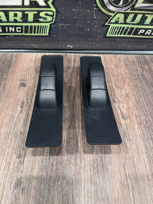 2017-19 FORD F250 F350 F450 PLATINUM LEFT RIGHT SEATBELT ADJUSTER BRACKETS OEM