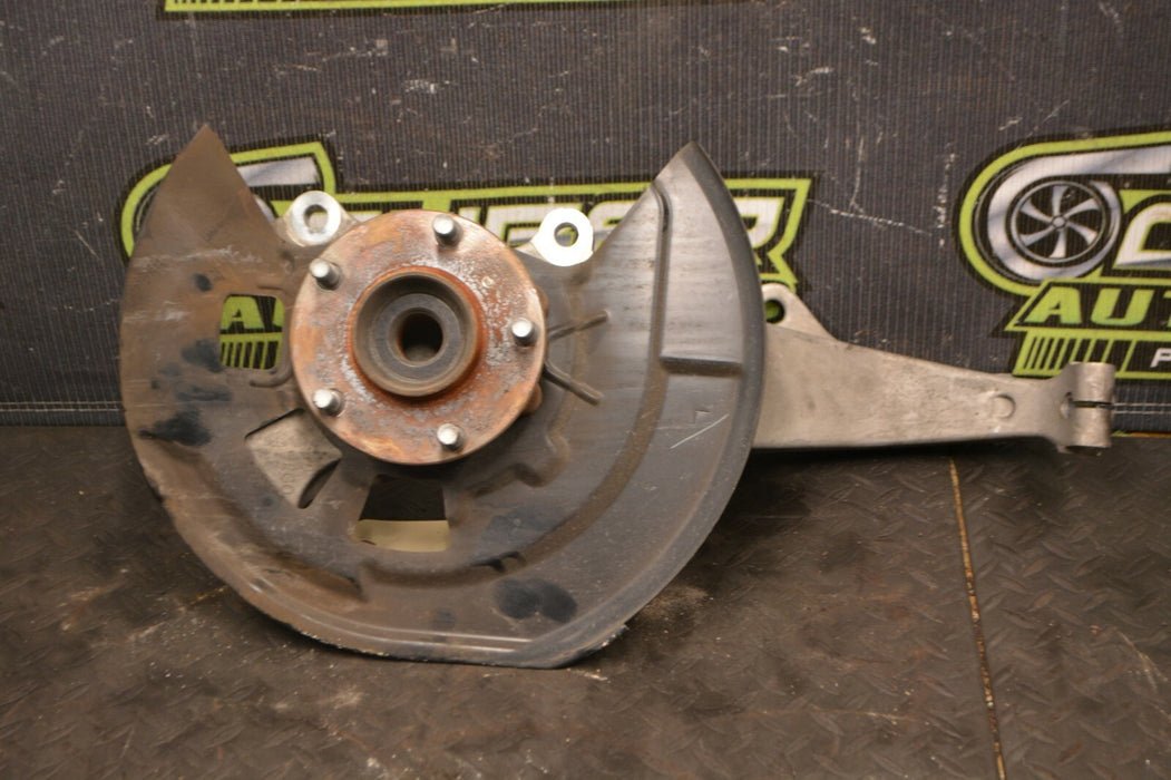 2011 INFINITI G37 FRONT LEFT SPINDLE KNUCKLE HUB AKEBONO 50K MILES OEM 08-15 RWD