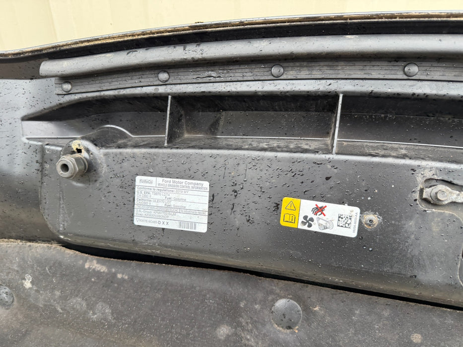 2019 FORD F150 RAPTOR HOOD ASSEMBLY BLACK COMPLETE TAKE OFF 2017-2020