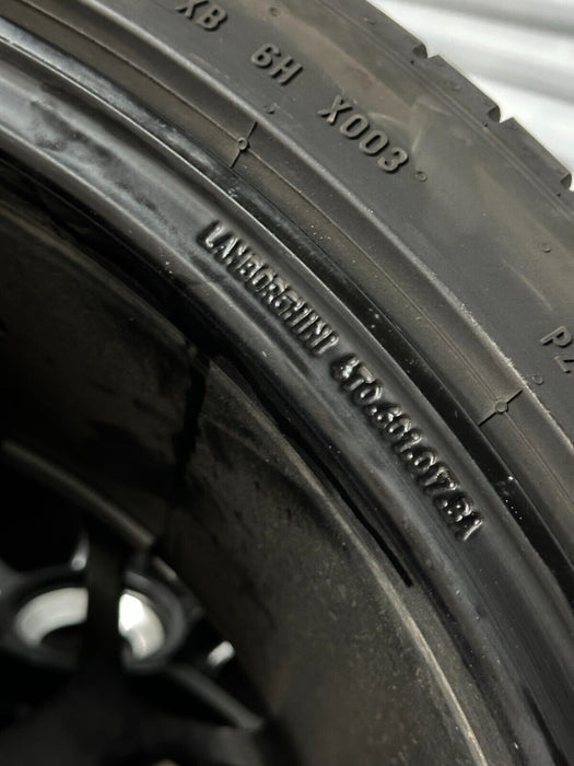 LAMBORGHINI HURACAN EVO CENTER LOCK FRONT REAR WHEELS RIMS 4T0601017AT ~SCUFFS~