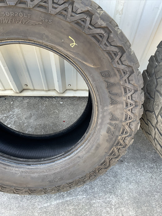 MICKEY THOMPSON BAJA ATZ P3 37X12.50R20LT PAIR TIRES (2) (MANUFACTURE DATE:4220)