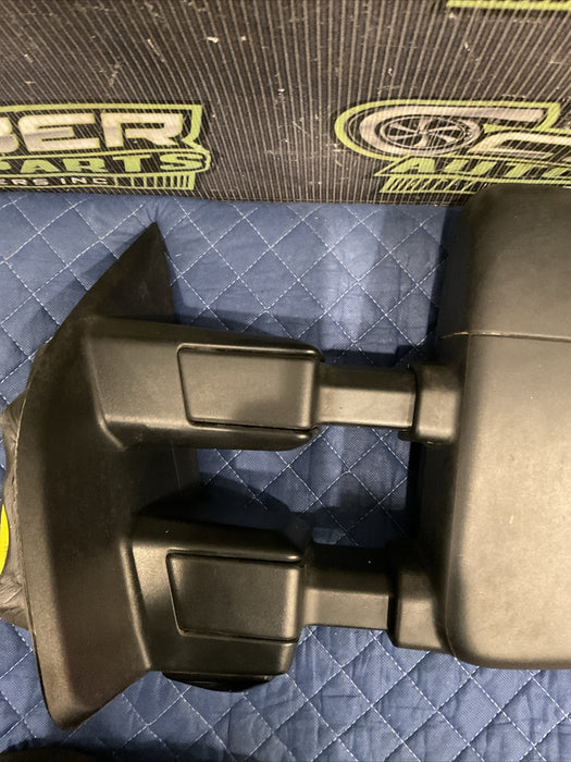 2017-2022 FORD F250 F350 F450 XLT DRIVER LEFT TOW MIRROR OEM~COSMETIC DAMAGE~