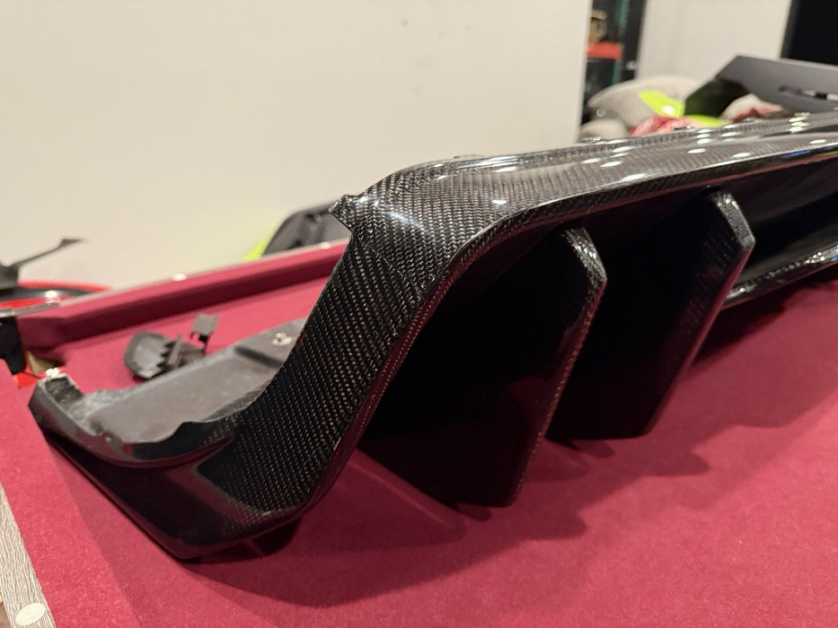 2017 2018 AUDI R8 EURO BAHN DYNAMICS REAR DIFFUSER CARBON FIBER AFTERMARKET