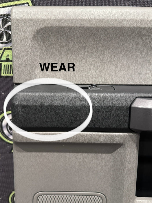 2017 FORD F250 F350 F450 XLT REAR PASSENGER RIGHT DOOR PANEL OEM *WEARS/READ*