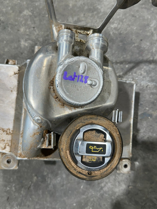 2017 AUDI R8 OIL SUMP RESERVOIR TANK W/ SENSOR OEM 4S0 115 373 F