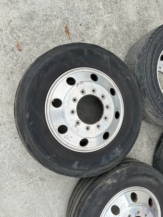 10x225 FORD F450 F550 RAM 4500 5500 ALLOY WHEELS RIMS 19.5X6 OEM