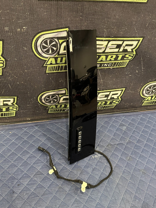 2019 FORD F150 3.5L RAPTOR FRONT LEFT GLOSS BLACK DOOR B PILLAR OEM *RESIDUE 3-5