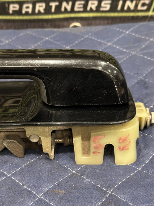 2017-2019 FORD F250 F350 F450 REAR RIGHT DOOR HANDLE OEM BLACK PEARL G1 *FLAW*