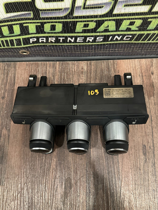 2021 AUDI R8 HVAC HEAT AC A/C CONTROL UNIT OEM 4S0 820 043