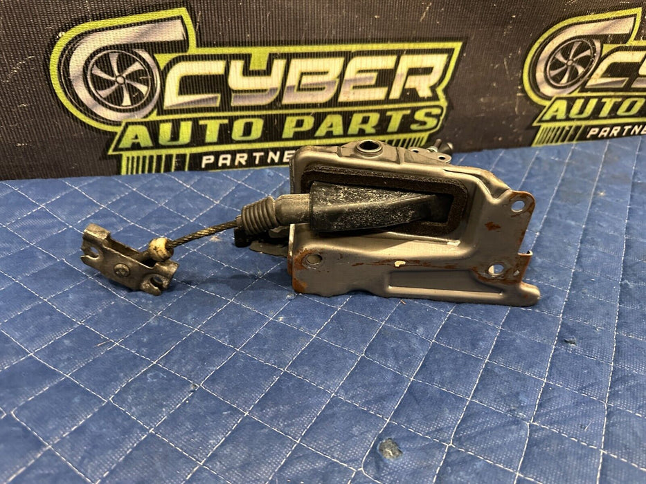 2009-2020 NISSAN 370Z LEATHER EMERGENCY E BRAKE HANDLE LEVER OEM ~MINOR WEAR~