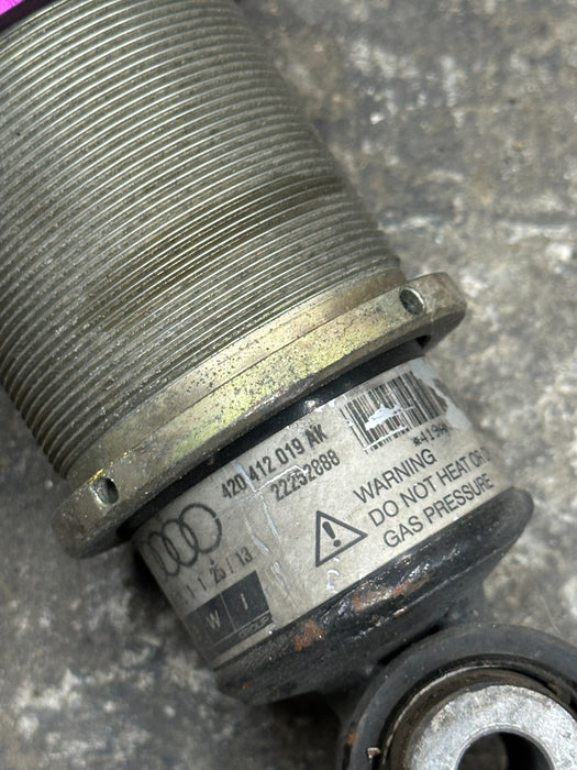 2014 AUDI R8 V10 FRONT LEFT RIGHT SHOCKS STRRUTS PAIR 420 412 020 AK