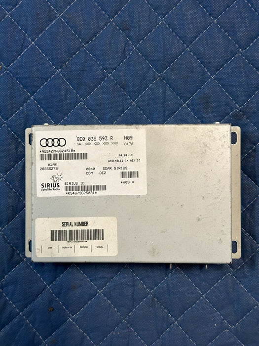 2014 AUDI R8 SIRIUS SATELLITE RADIO RECEIVER MODULE OEM 8E0035593 8E0 035 593