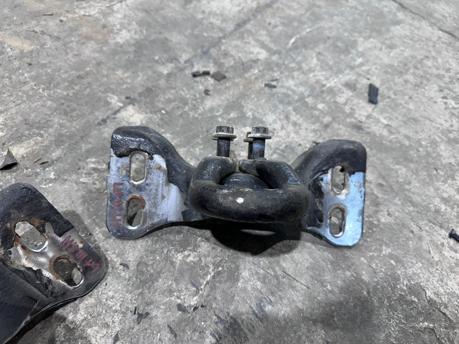 2017-2019 FORD F250 F350 DIESEL SUPERDUTY FRONT LEFT RIGHT TOW HOOK PAIR OEM