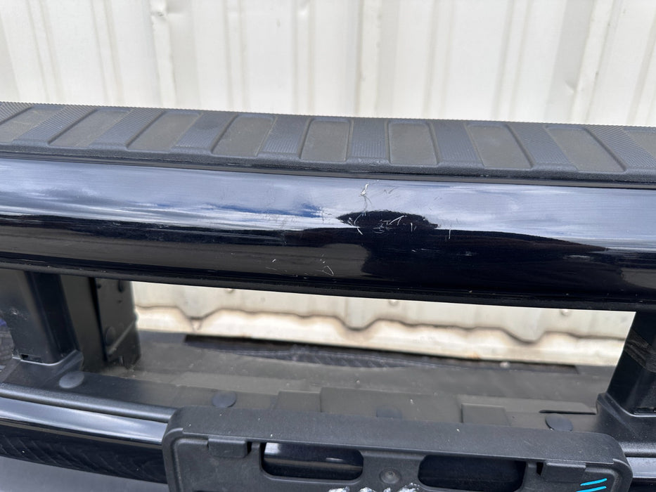 2023 2025 FORD F450 PLATINUM FRONT BUMPER ASSEMBLY AGATE BLACK ~MINOR SCRATCHES~