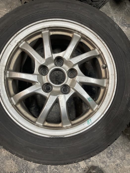 2014 TOYOTA PRIUS V WHEELS RIMS SET OEM ~CURBRASH~P205/60R16