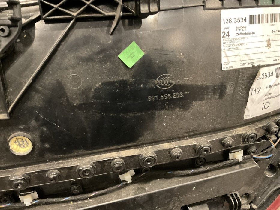 2017 PORCHE 781 FRONT LEFT DRIVER DOOR PANEL OEM~MINOR SCRATCHES/WEARS/TEARS~