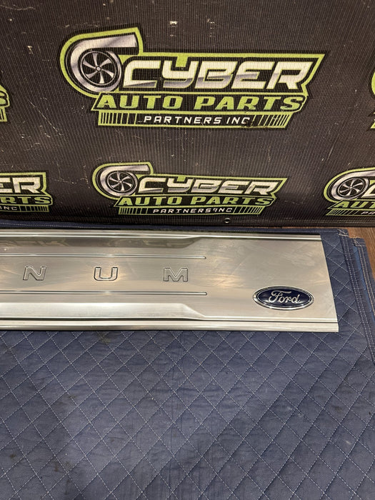2017-2019 FORD F250 F350 PLATINUM TAILGATE TRIM PLAQUE OEM *SCRATCHES 3-4*