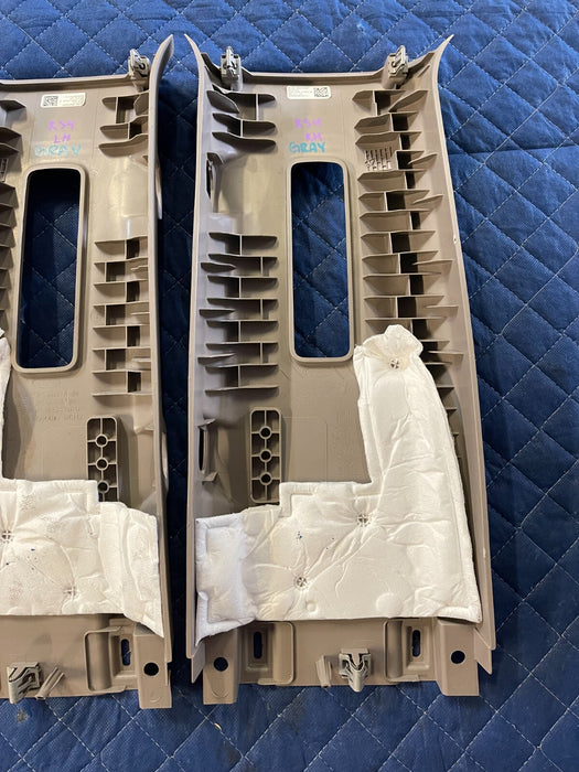 2017-2019 FORD F250 F350 F450 LIMITED LEFT & RIGHT UPPER B PILLAR TRIMS OEM