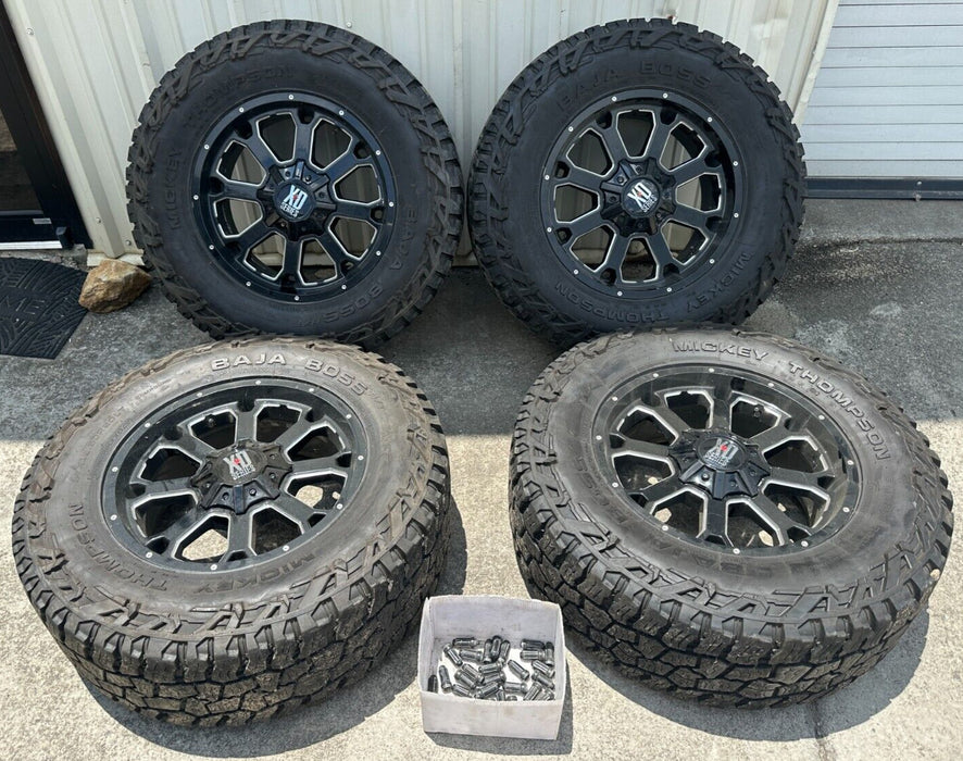 20X9 GMC 2500 CHEVY 2500 8 LUG PATTERN 8X180 XD SERIES WHEELS RIMS TIRES (4)