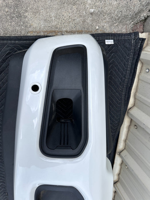 2023 2024 2025 FORD F250 F350 FRONT BUMPER ASSEMBLY STAR WHITE OEM PAINT SCUFFS