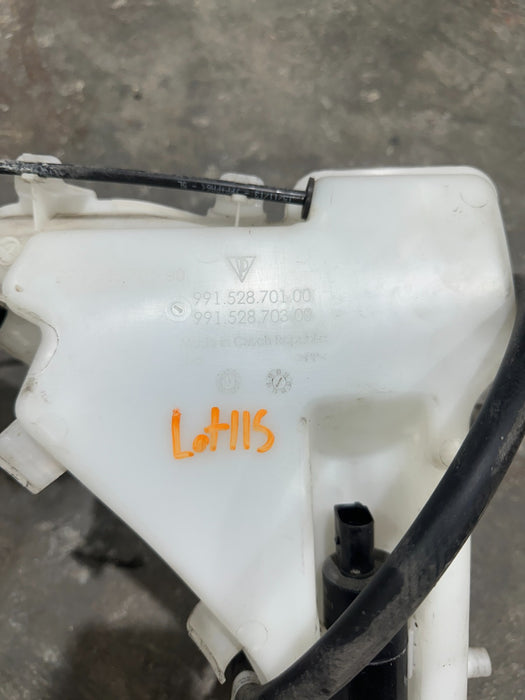 2014 PORSCHE 911 TURBO S 991 WINDSHIELD WASHER RESERVOIR TANK OEM 99152830300
