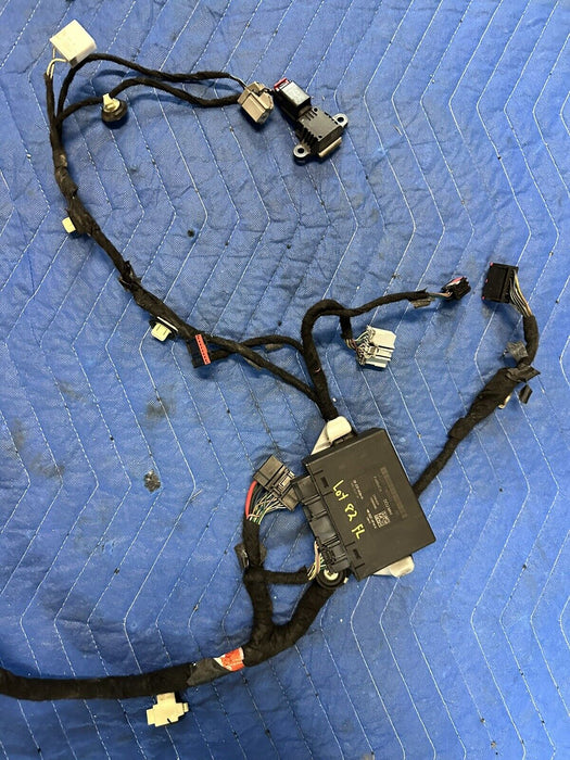 2019 FORD F250 F350 LARIAT FRONT DRIVER LEFT DOOR HARNESS W/ MODULE OEM