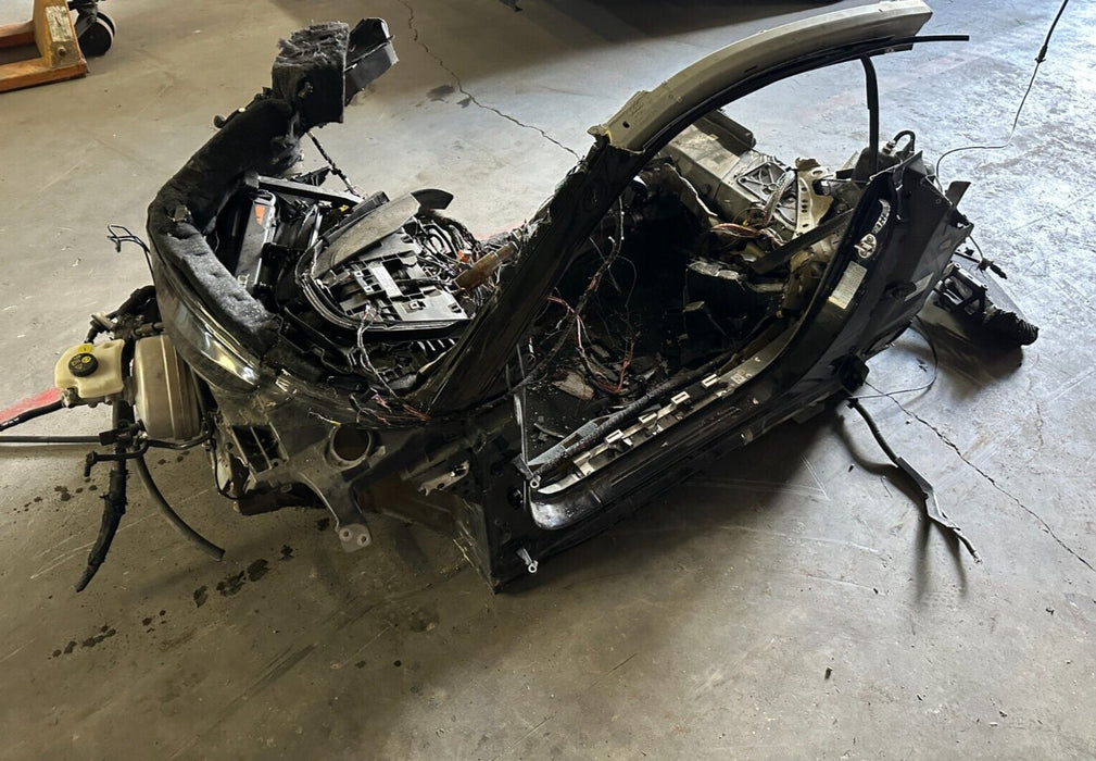 2017-2023 AUDI R8 DRIVER FLOOR PAN B PILLAR ROOF PILLAR SECTION CARBON *DAMAGE*