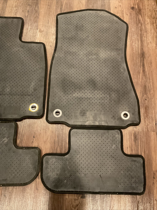 2015 LEXUS RC-F RCF SET (4) BLACK CARPET FLOOR MAT PT208-24150