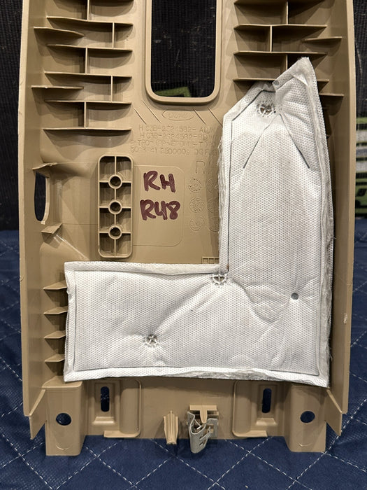 2017-2019 FORD F350 F450 LARIAT LEFT RIGHT UPPER B PILLAR TRIMS OEM ~SCRATCHES~