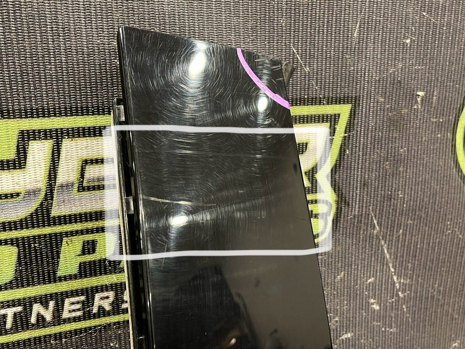 2017-2019 FORD F250 F350 REAR RIGHT GLOSS BLACK B PILLAR DOOR TRIM OEM *SCUFFS*