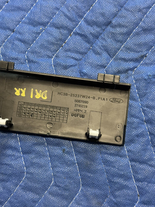 2017-2019 FORD F250 F350 F450 REAR RIGHT PASSENGER INNER DOOR HANDLE TRIM COVER