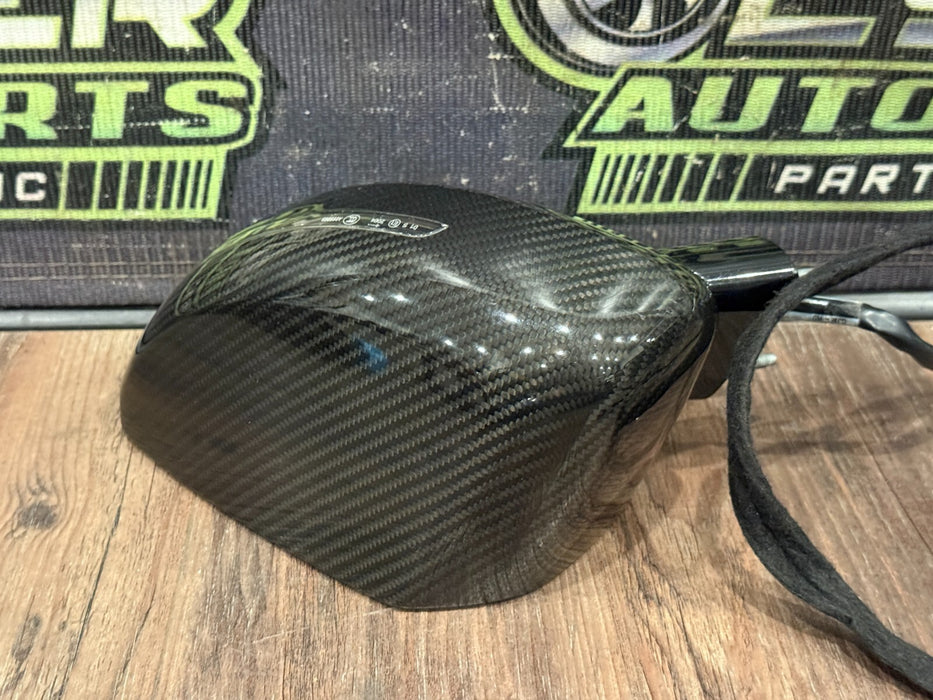 2014 AUDI R8 PLUS CARBON FIBER DOOR MIRRORS PAIR LEFT RIGHT OEM GENUINE