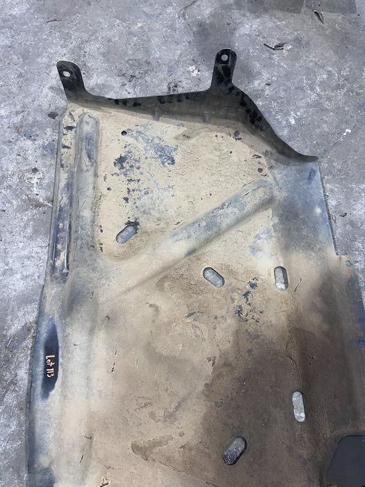 2019 FORD F150 RAPTOR ENGINE UNDER BODY SKID SHIELD METAL PLATE OEM HL3V7W104A