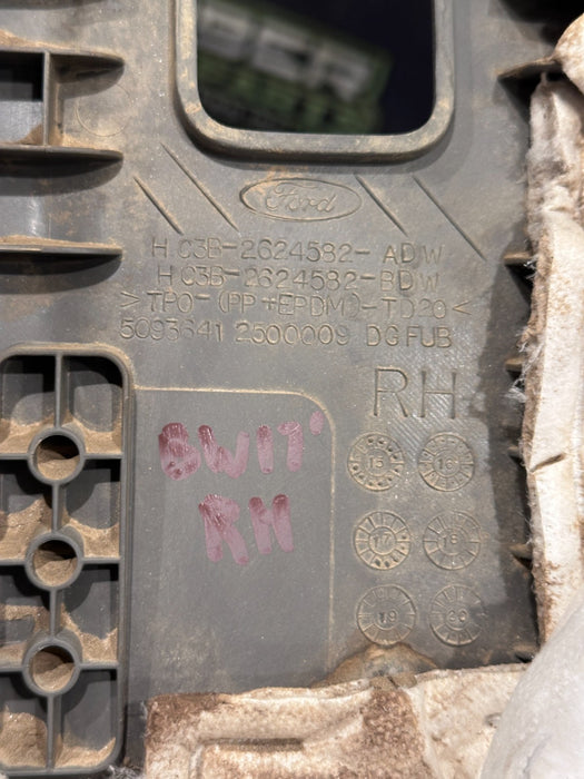 2017-2019 FORD F250 F350 F450 RIGHT PASSENGER UPPER B PILLAR OEM ~SCRATCHES~