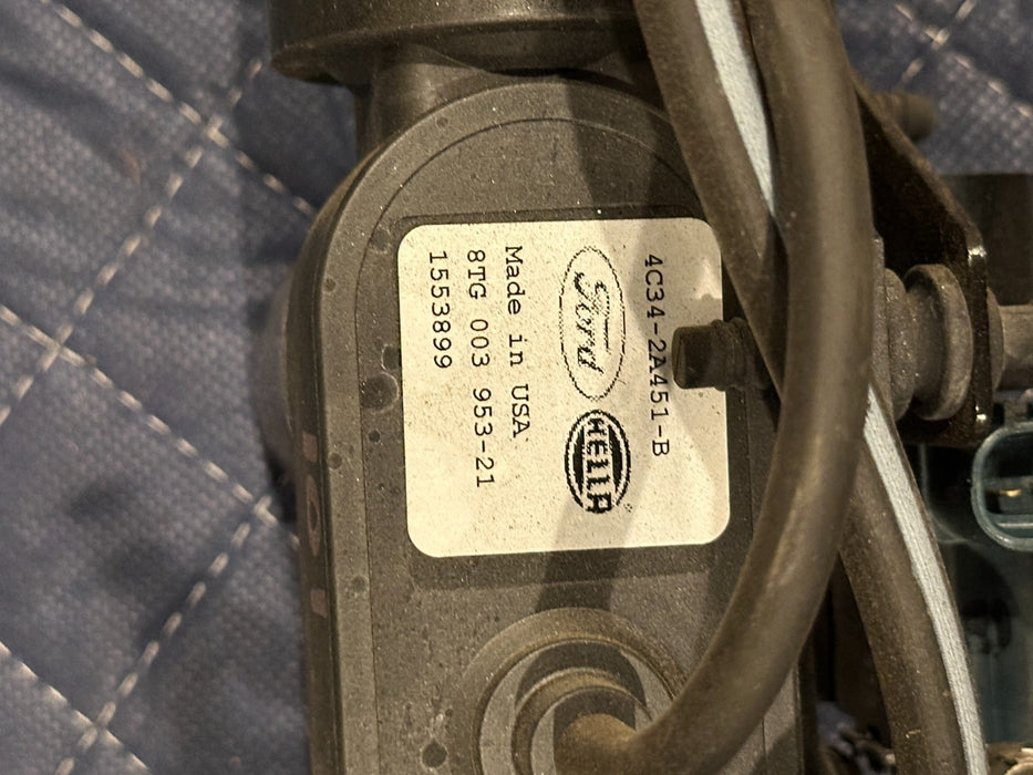 2015 JAGUAR F TYPE R ENGINE ELECTRIC AIR VACUUM PUMP W/ RESERVOIR EX53 2B925 AD