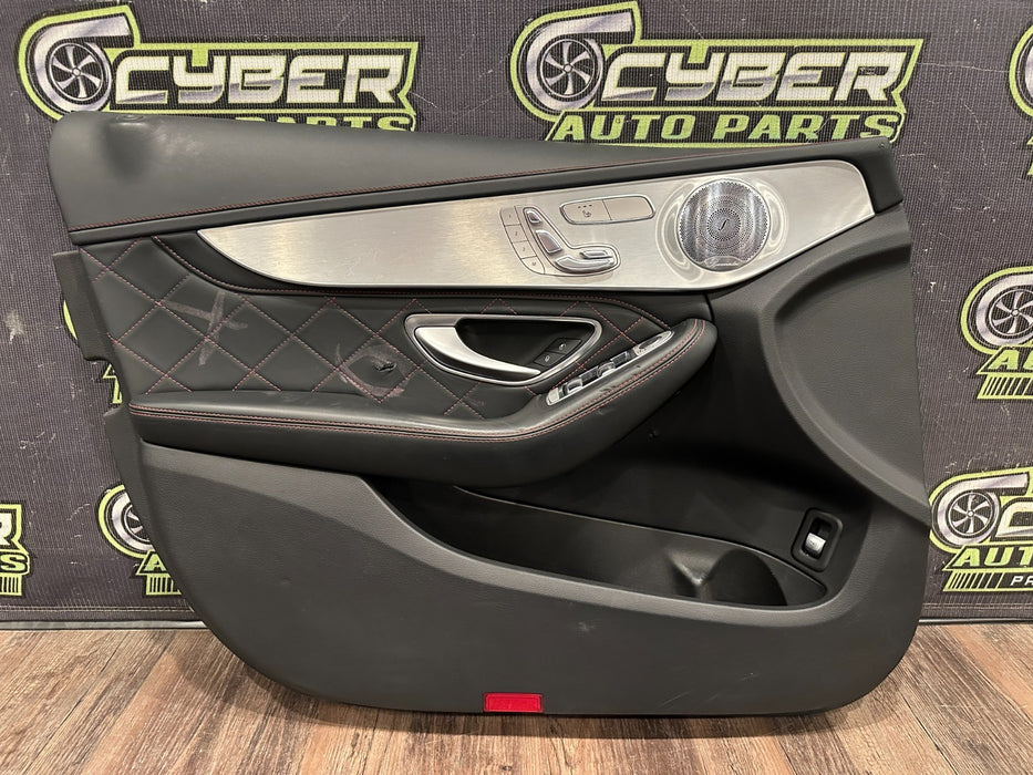2015 MERCEDES C63S AMG EDITION 1 SEDAN W205 FRONT LEFT DOOR PANEL OEM *WEAR 6-12