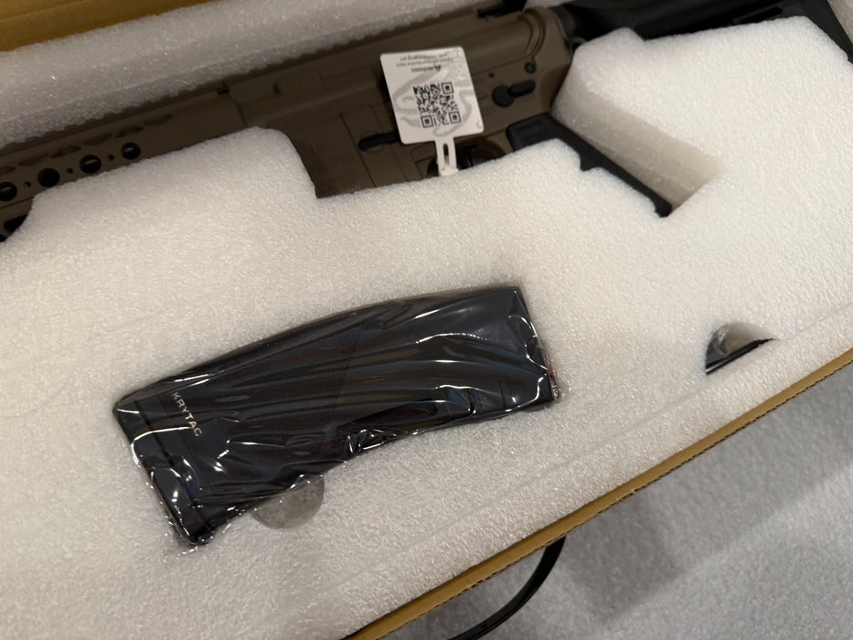 Krytac War Sport Licensed LVOA-C M4 Carbine Airsoft AEG Rifle Flat Dark Earth