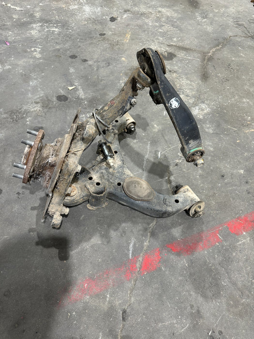 2017 NISSAN TITAN XD FRONT LEFT SUSPENSION KNUCKLE ASSEMBLY OEM