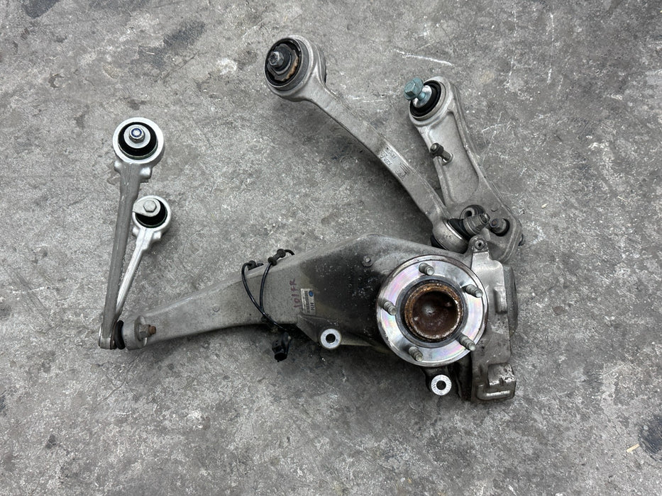 2015 JAGUAR F TYPE FRONT RIGHT KNUCKLE SPINDLE OEM EX53-3K185-AB *DAMAGE 7-8*