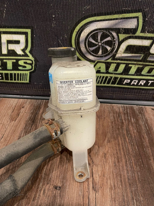 2014 TOYOTA PRIUS V COOLANT INVERTER RESERVOIR TANK W/ LINE HOSES OEM