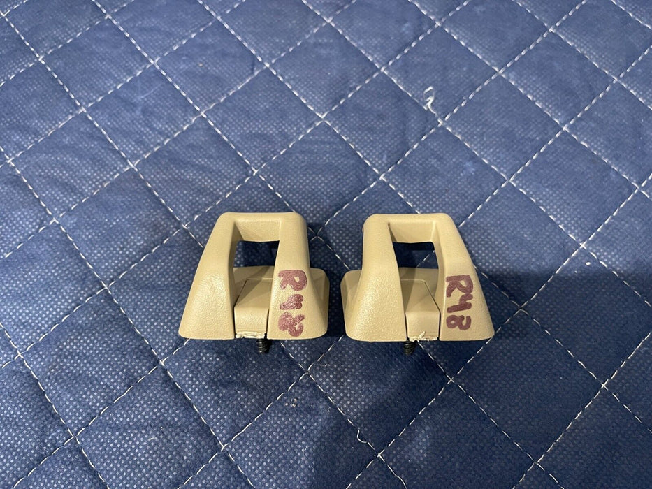 2017-2019 FORD F250 F350 F450 LARIAT TAN HEADLINER COAT HOOKS OEM