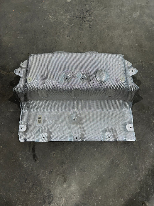 2024 BMW M3 M4 G80 G82 REAR EXHAUST HEAT SHIELD COVER OEM 8074689 8K MILES