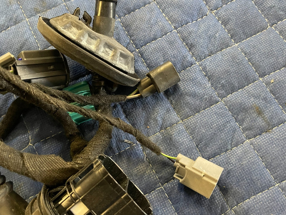 2019 FORD F450 KING RANCH REAR DRIVER LEFT DOOR WIRING HARNESS OEM
