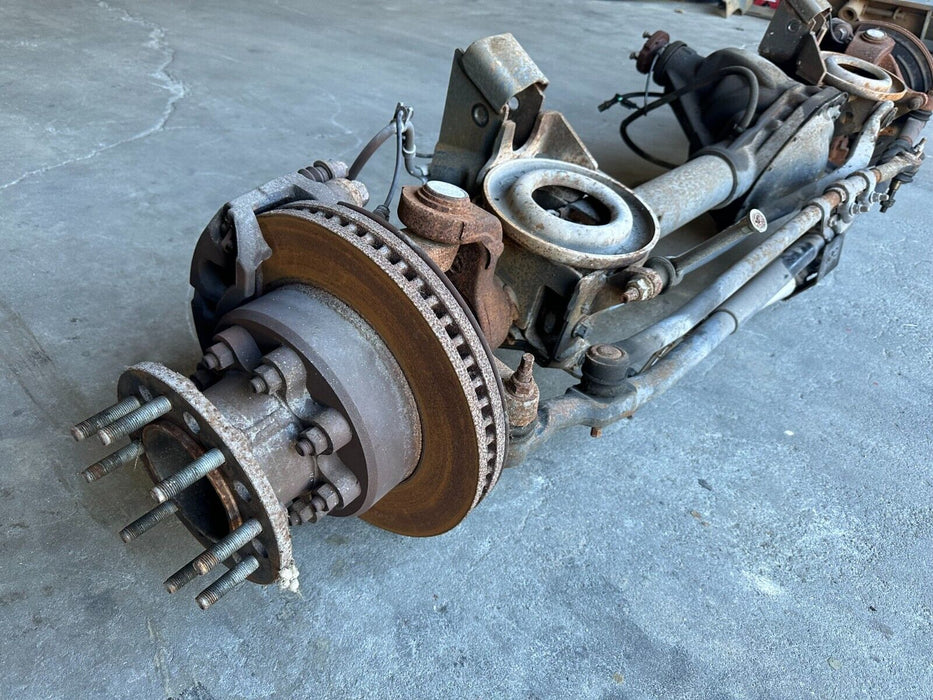 2012 RAM 3500 DUALLY DRW FRONT AXLE ASSEMBLY 4X4 32K MILES 4.10 RATIO 2010 2011