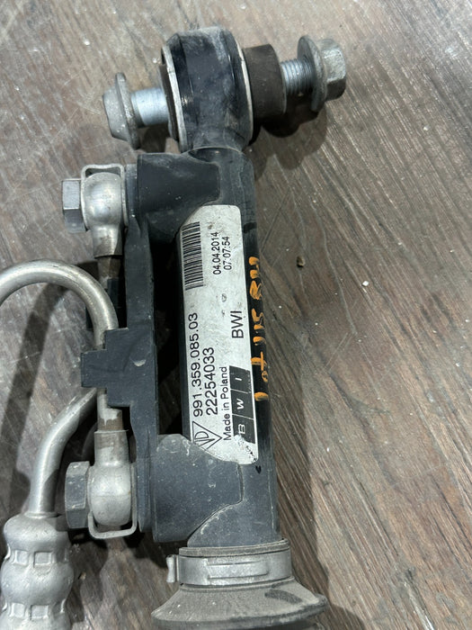 2014 PORSCHE 911 TURBO S 991 REAR STABILIZER BAR ASSEMBLY OEM 99133370312