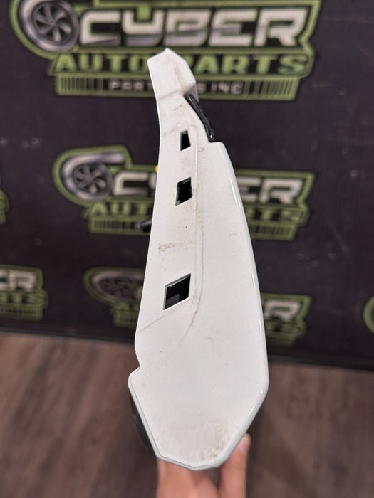 2020 AUDI RS Q8 REAR LEFT LOWER DOOR MOLDING CARBON FIBER TRIM OEM 4M8 853 969 D