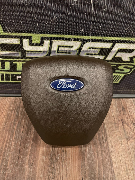 2017-2019 FORD F250 F350 F450 KING RANCH BROWN STEERING WHEEL AIRBAG OEM