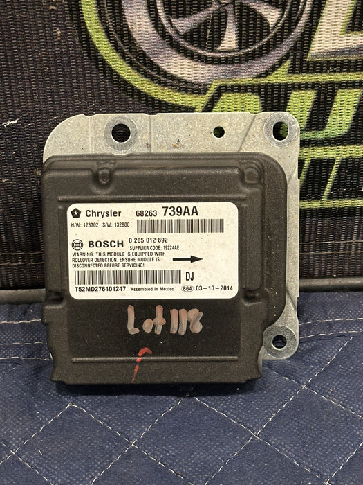 2015 DODGE RAM 2500 AIRBAG CONTROL MODULE OEM 68263739AA