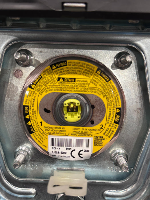 2017 NISSAN TITAN XD RESERVE STEERING WHEEL AIRBAG OEM