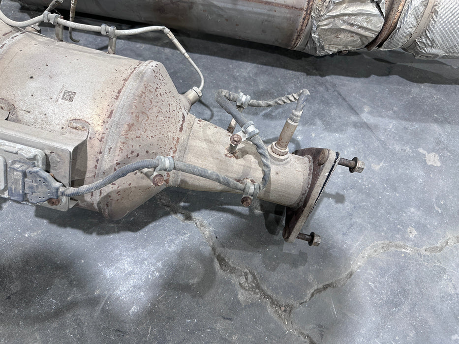 2017 NISSAN TITAN XD RESERVE DPF CATALYTIC CONVERTER EXHAUST OEM 102K MILES *DAMAGED SENSORS/READ DESCRIPTION!!*